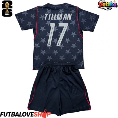 Dres Spojené štáty Malik Tillman #17 Preč pre deti MS 2026 Krátky Rukáv (+ trenírky)